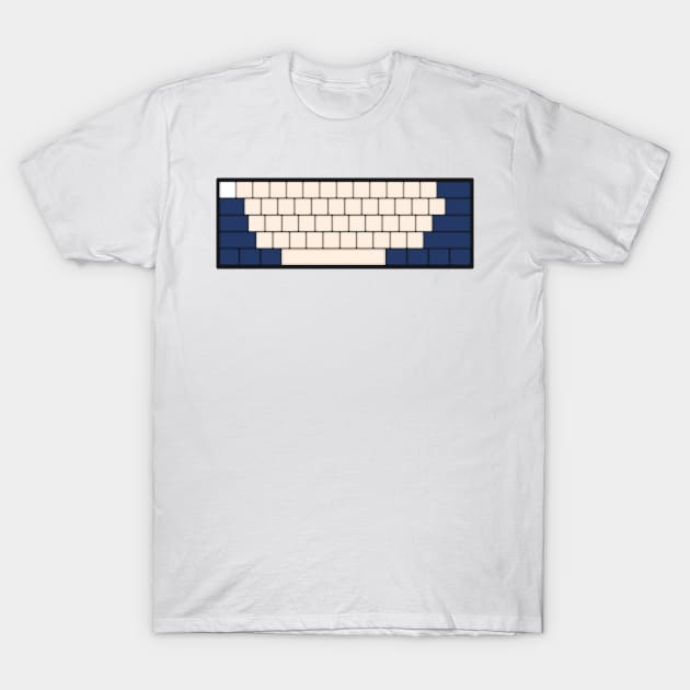 Mechanical Keyboard - AlphaTauri F1 Team Colour Scheme T-Shirt by GreazyL